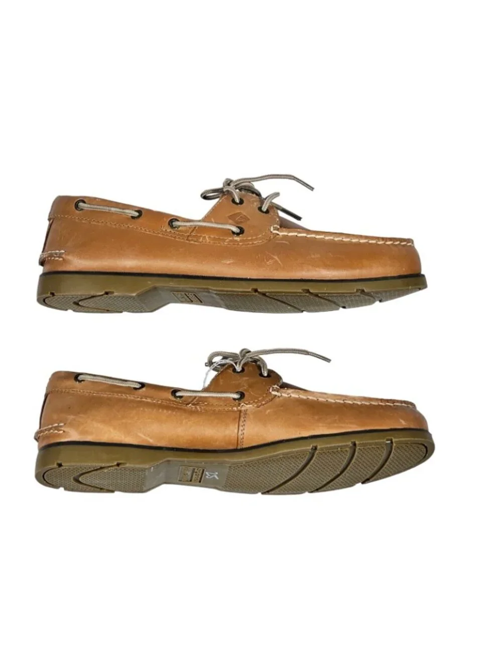 Sperry Top Sider Leeward 2 Eye Mens 13 EU 46 Sahara Brown Leather Shoes NWOB